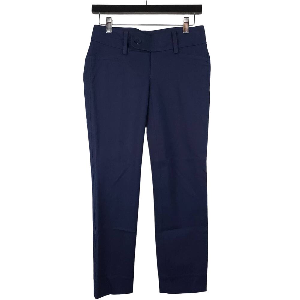 Lilly Pulitzer Trouser Straight Leg Low Rise Mod Cut Navy - 0